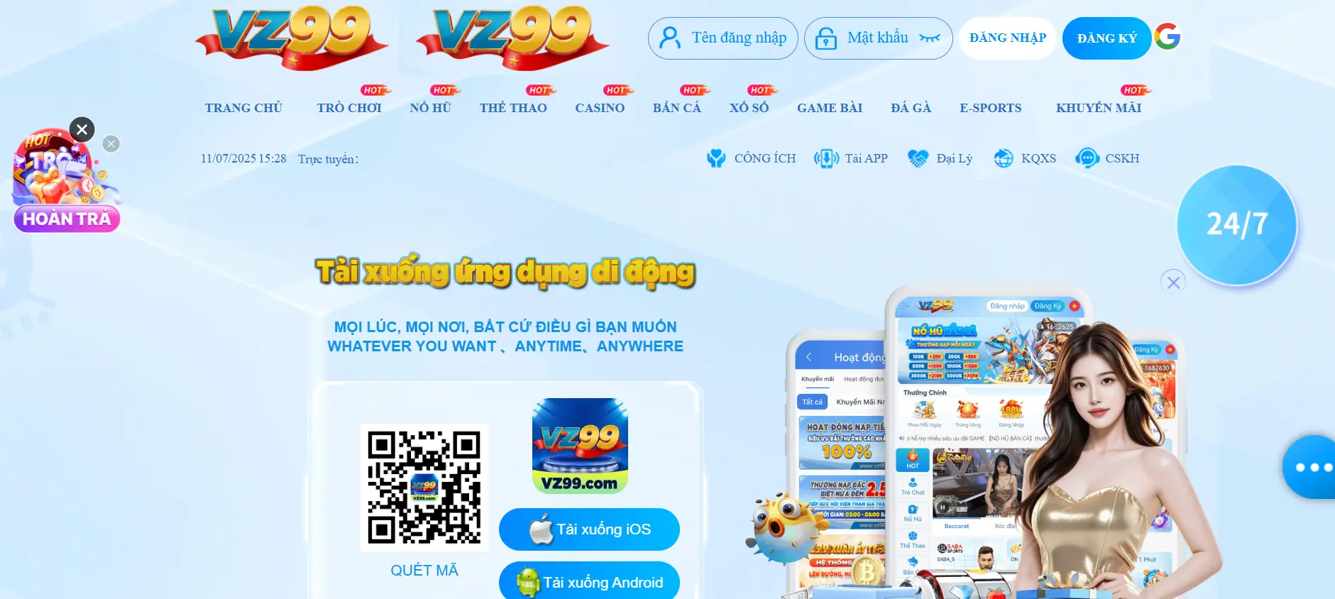 Tải App VZ99 - Hướng Dẫn Cài Đặt Cho iOS & Android (Cập Nhật 2024)